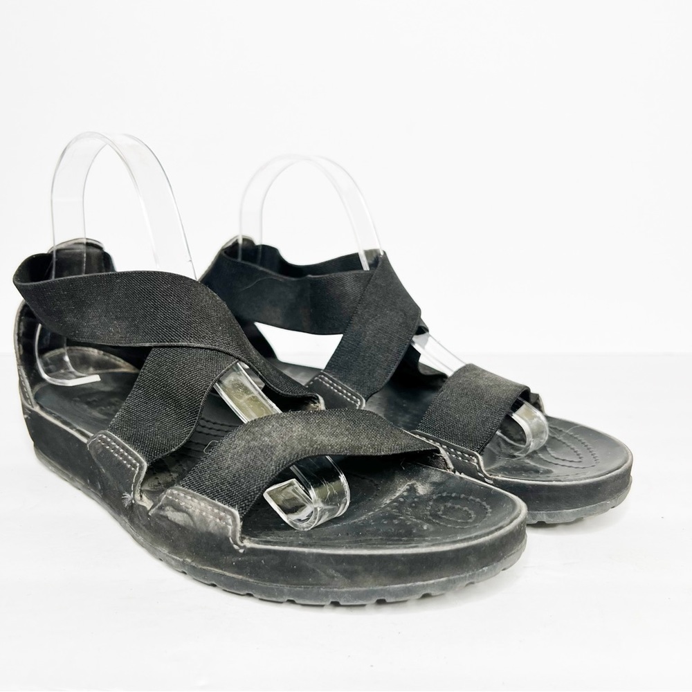 Crocs Anna Ankle Straps Black Size 10 Women’s